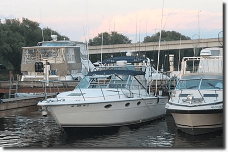 lake michigan fishing charter boat
